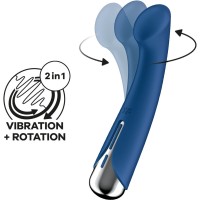 Вибратор SATISFYER - SPINNING G-SPORT 1 ROTATOR VIBRATOR BLUE