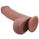 Дилдо PRETTY LOVE - SLIDING SKIN SERIES REALISTIC DILDO WITH SLIDING SKIN SUCTION CUP BROWN 23.4 CM