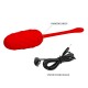 Вибро яйце PRETTY LOVE - VIBRATING EGG WITH RED RECHARGEABLE MARINE TEXTURE