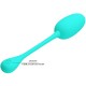 Вибро яйце PRETTY LOVE - KNUCKER WATER GREEN RECHARGEABLE VIBRATING EGG