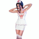 Бельо CHILIROSE - CR 4160 COSTUME NURSE TOP & SKIRT S/M