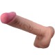 Дилдо PRETTY LOVE - SLIDING SKIN SERIES REALISTIC DILDO WITH SLIDING SKIN SUCTION CUP BROWN 26 CM