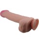 Дилдо PRETTY LOVE - SLIDING SKIN SERIES REALISTIC DILDO WITH SLIDING SKIN SUCTION CUP BROWN 26 CM