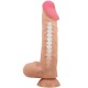 Дилдо PRETTY LOVE - SLIDING SKIN SERIES REALISTIC DILDO WITH SLIDING SKIN SUCTION CUP 24 CM