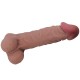 Дилдо PRETTY LOVE - SLIDING SKIN SERIES REALISTIC DILDO WITH SLIDING SKIN SUCTION CUP BROWN 24 CM