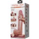 Дилдо PRETTY LOVE - SLIDING SKIN SERIES REALISTIC DILDO WITH SLIDING SKIN SUCTION CUP BROWN 24 CM