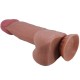 Дилдо PRETTY LOVE - SLIDING SKIN SERIES REALISTIC DILDO WITH SLIDING BROWN SKIN SUCTION CUP 21.8 CM