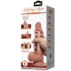 Дилдо PRETTY LOVE - SLIDING SKIN SERIES REALISTIC DILDO WITH SLIDING BROWN SKIN SUCTION CUP 21.8 CM