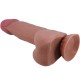 Дилдо PRETTY LOVE - SLIDING SKIN SERIES REALISTIC DILDO WITH SLIDING BROWN SKIN SUCTION CUP 20.6 CM