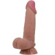 Дилдо PRETTY LOVE - SLIDING SKIN SERIES REALISTIC DILDO WITH SLIDING BROWN SKIN SUCTION CUP 19.4 CM