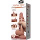 Дилдо PRETTY LOVE - SLIDING SKIN SERIES REALISTIC DILDO WITH SLIDING BROWN SKIN SUCTION CUP 19.4 CM