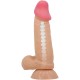 Дилдо PRETTY LOVE - SLIDING SKIN SERIES REALISTIC DILDO WITH SLIDING SKIN SUCTION CUP 19.4 CM