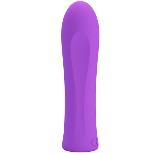 Вибратор PRETTY LOVE - ALFREDA SUPER POWER VIBRATOR AQUA PURPLE