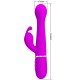 Вибратор PRETTY LOVE - DEJON RABBIT VIBRATOR 3 IN 1 MULTIFUNCTION VIOLET