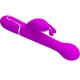 Вибратор PRETTY LOVE - DEJON RABBIT VIBRATOR 3 IN 1 MULTIFUNCTION VIOLET