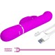 Вибратор PRETTY LOVE - COALE RABBIT VIBRATOR PEARLS VIOLET