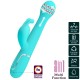 Вибратор PRETTY LOVE - DEJON RABBIT VIBRATOR 3 IN 1 MULTIFUNCTION AQUA GREEN