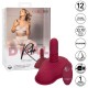 CALEXOTICS - RIDER MASSAGER DOUBLE MOTOR REMOTE CONTROL RED