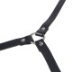 Бельо SUBBLIME - LEATHER BODY HARNESS BLACK ONE SIZE
