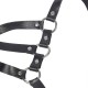Бельо SUBBLIME - BODY HARNESS ADJUSTABLE STRAPS LEATHER BLACK ONE SIZE