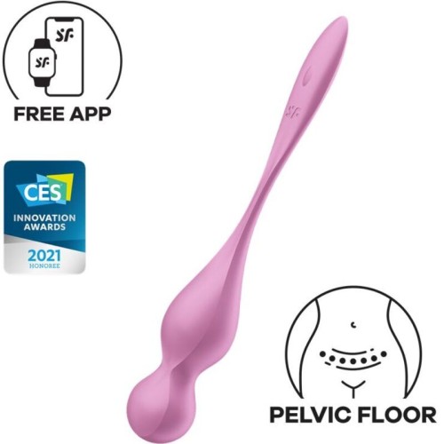 Кегел топки SATISFYER - LOVE BIRDS VIBRATING KEGEL BALLS PINK