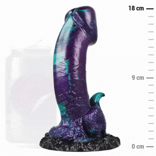 Дилдо EPIC - BASILISK DILDO DOUBLE SCALY PLEASURE SMALL SIZE