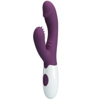 Вибратор PRETTY LOVE - BUTTERFLY KISS RABBIT VIBRATOR & G-SPOT STIMULATOR PURPLE