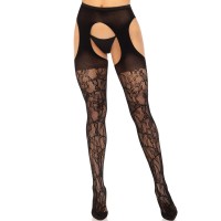 Чорапи LEG AVENUE - LACE GARTER STOCKINGS 