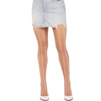 Чорапи LEG AVENUE - MULTICOLOR CROCHET STO