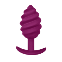 Анален разширител G-VIBE - GPLUG TWIST 2 PURPLE ANAL PLUG