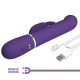 Вибратор PRETTY LOVE - COALE RABBIT VIBRATOR 4 IN 1 PURPLE