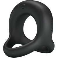 Пенис ринг PRETTY LOVE - ELLIOTT  BLACK VIBRATOR RING