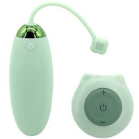 Вибратор ARMONY - KITTY FUN EGG VIBRATOR REMOTE CONTROL 10 VIBRATIONS GREEN