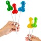 Близалки SECRETPLAY - DISPLAY ASSORTMENT PENIS LOLLIPOPS WITH ALCOHOL 40 UNITS