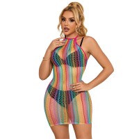 Боди SUBBLIME - 952341 RAINBOW FISHNET BOD