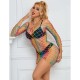 Бельо SUBBLIME - 952426 RAINBOW LONG SLEEVE FISHNET BODYSTOCKING ONE SIZE