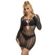 Бельо SUBBLIME - 952464 BLACK FISHNET BODYSTOCKING ONE SIZE