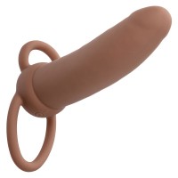 Вибратор CALEXOTICS - MAXX THICK DUAL PENETRATOR 10 VIBRATIONS BROWN