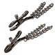 Щипки за зърна CALEXOTICS - EUPHORIA CHAIN NIPPLE CLAMPS 14.5 CM