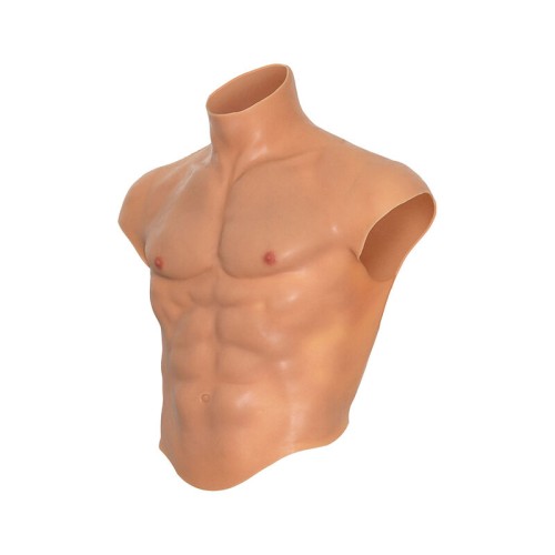 Втора кожа HIDDEN DESIRE - ALTER EGO SILICONE MALE TORSO SHIRT WITH ABS FLESH