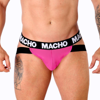 Бельо за мъже MACHO - MX28FR JOCK PINK NEON M