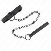 Нашийник KINK - COLLAR WITH DARK LEASH 65 CM ADJUSTABLE 37-54 CM X 3 CM