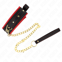 Нашийник KINK - COLLAR WITH PLAIN FABRIC LEASH ADJUSTABLE 33-48 CM X 5.7 CM