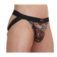 Мъжки слип BURN - 002 JOCK SNAKE BLACK S