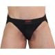 Мъжки слип BURN - 003 JOCK SHINY BLACK S