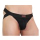 Мъжки слип BURN - 003 JOCK SHINY BLACK S