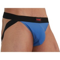 Мъжки слип BURN - 008 JOCK BLUE / BLACK S