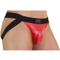 Мъжки слип BURN - 010 JOCK RED / BLACK L