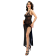 Бельо CHILIROSE - CR 4723 LONG BABYDOLL & THONG BLACK XL