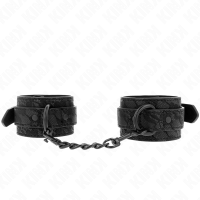 Белезници KINK - DARK LACE COVERED WRIST CUFFS ADJUSTABLE BLACK 19-26 CM